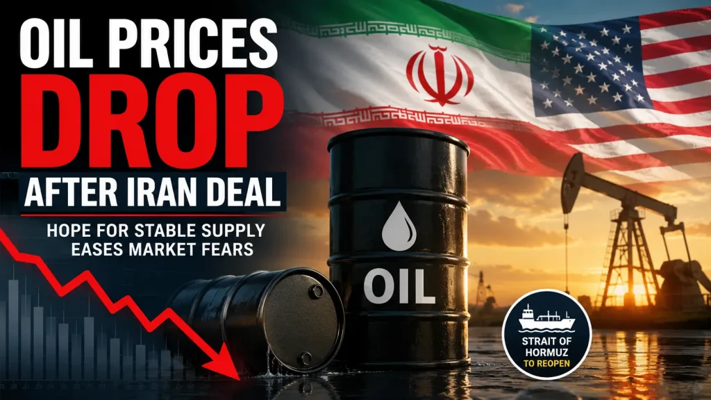 Oil Prices Plunge after Iran deal