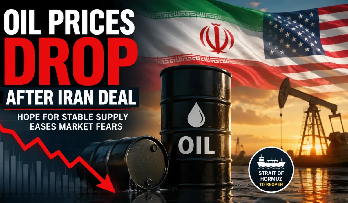 Oil Prices Plunge After Iran Deal Signals End to Supply Crisis