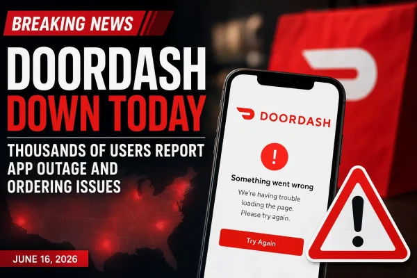 DoorDash Down Today: Thousands of Users Report Outage Across the U.S.