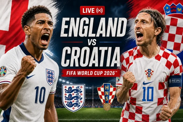 England vs Croatia Live: Three Lions Edge Five-Goal Thriller in World Cup 2026 Clash