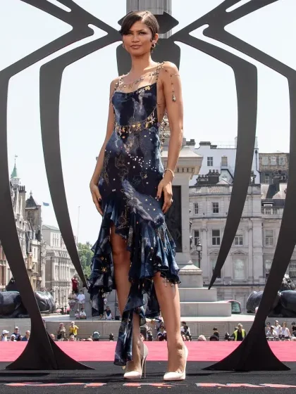 Zendaya attends the Spider-Man: Brand New Day photocall in London.