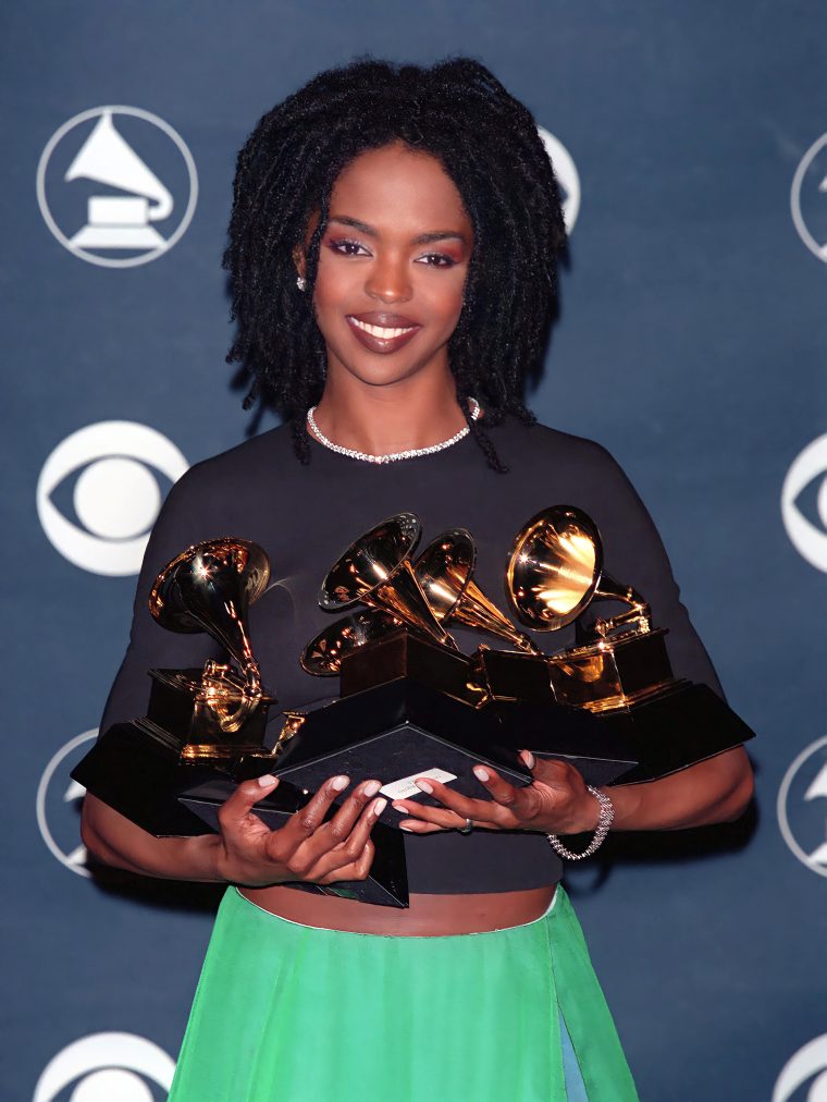 Lauryn Hill was honored for singing, composing and producing her solo debut album, The Miseducation of Lauryn Hill. She took home five prizes, the record for a female artist.