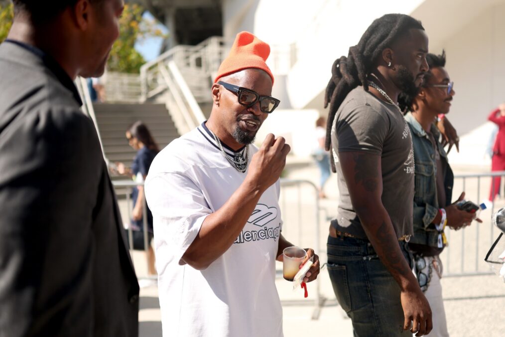 Jamie Foxx & Shaboozey. Image credit: Matt Winkelmeyer - FIFA/FIFA via Getty Images