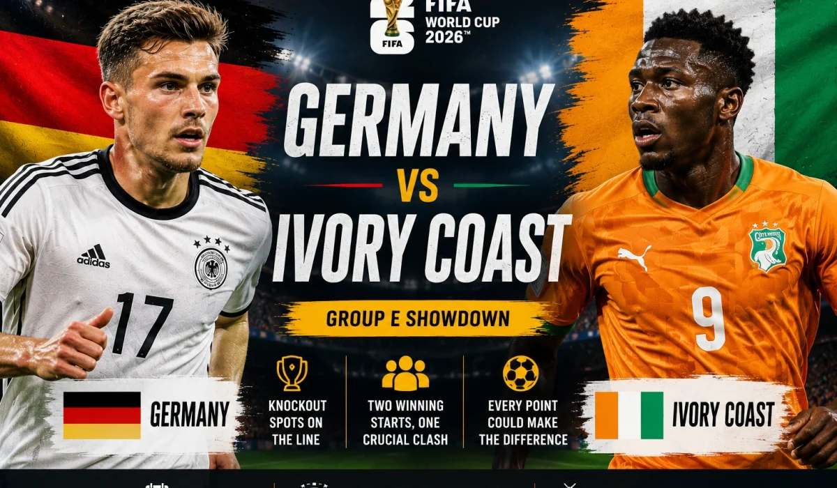 Germany vs Ivory Coast: Group E Showdown Set to Shape World Cup 2026 Knockout Race