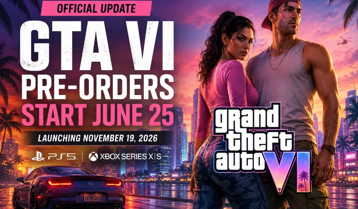 GTA VI Pre-Orders Officially Open June 25: Rockstar Games Confirms Major Milestone Ahead of November Launch